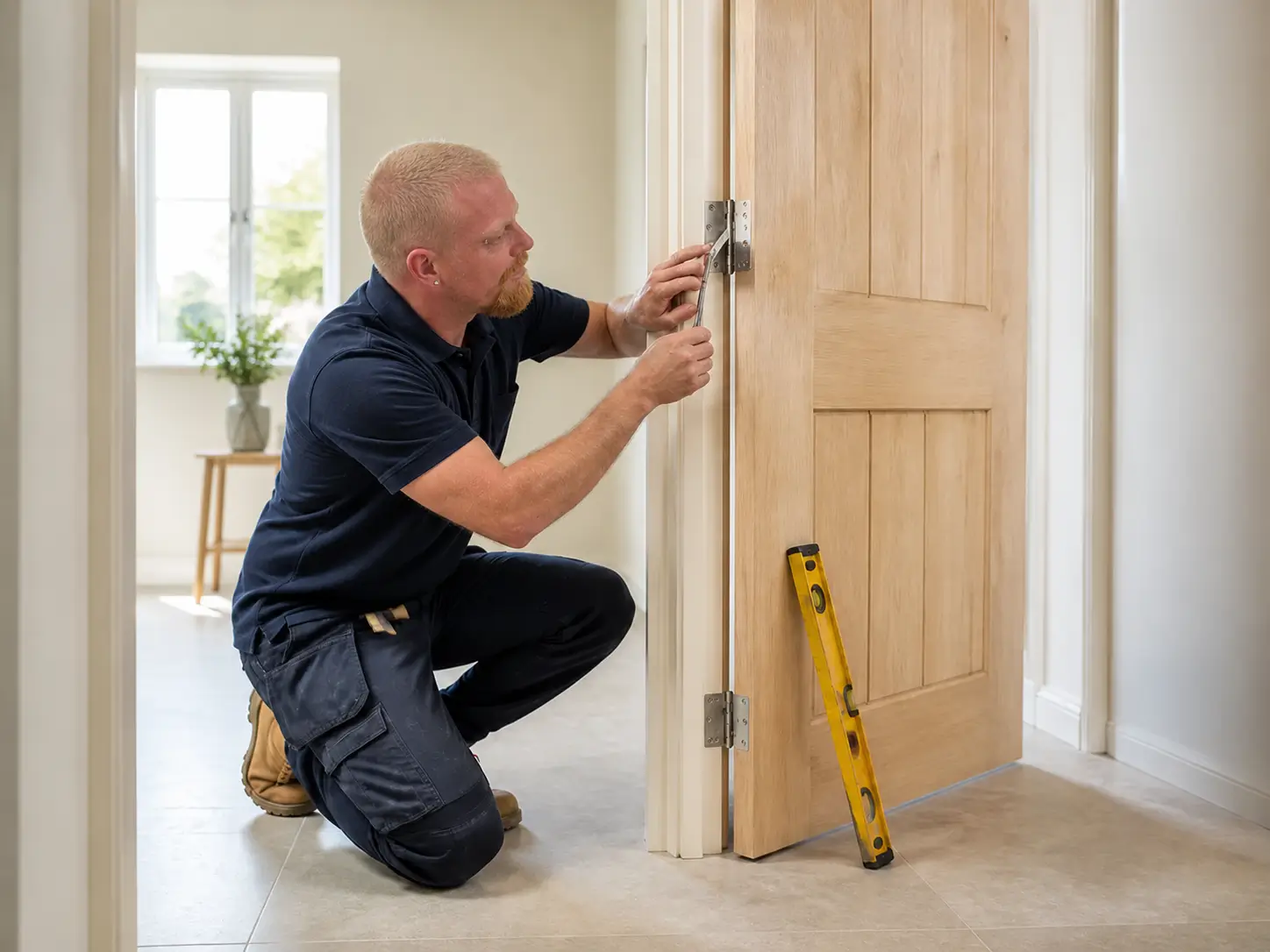 Jarvis carrying out handyman work