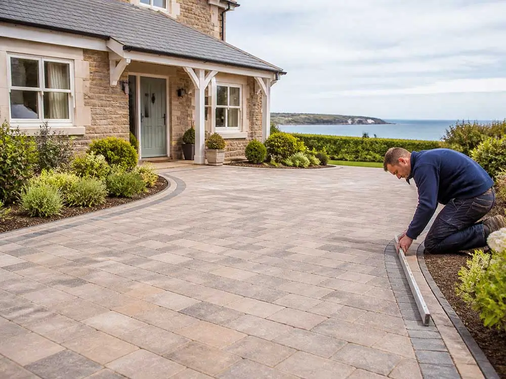 Illustrative driveway paving and prepared surface