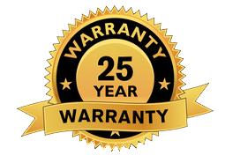 25 years guarantee badge